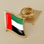 1Pcs United Arab Emirates Flag Waving Brooches Lapel Pins