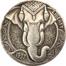 1937-D Elephant Buffalo Nickel Copy Coin-No Stamp