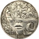 1937-D Beauty Butterfly Buffalo Nickel Copy Coin-No Stamp