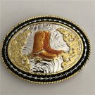 Gold Boots Western Cowboys Belt Buckle Fashion Men Luxury Buckles For 4cm Belts Gold Boots Western Cowboys Belt Buckle Fashion Men Luxury Buckles For 4cm Belts