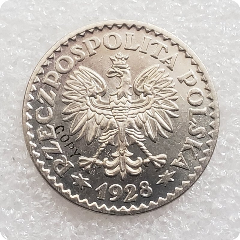 1928 Poland 1 Z&Aring;�oty Copy Coins