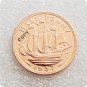 1937 United Kingdom ½ Half Penny - Edward VIII Copy Coin