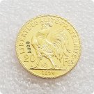 1899 France 20 Francs Copy Coins