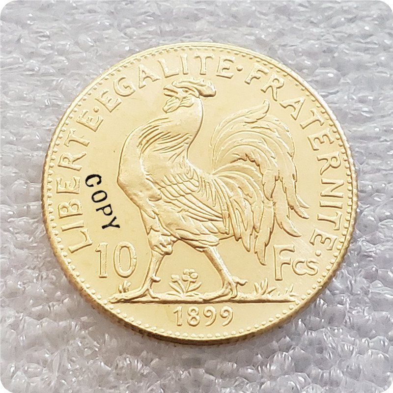 1899 France 10 Francs Copy Coins