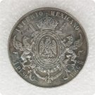 1866 Mexico 1 Peso - Maximiliano I Copy Coins