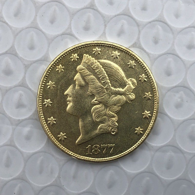 US Coin 1877 Liberty Head $20 Twenty Dollars Gold Copy Coin