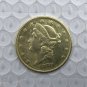 US Coin 1880 Liberty Head $20 Twenty Dollars Gold Copy Coin