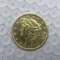 US Coin 1881 Liberty Head $20 Twenty Dollars Gold Copy Coin