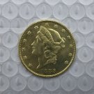 US Coin 1883 Liberty Head $20 Twenty Dollars Gold Copy Coin