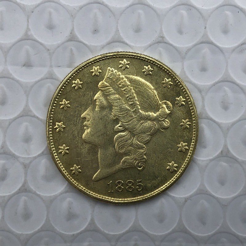 US Coin 1885 Liberty Head $20 Twenty Dollars Gold Copy Coin