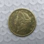 US Coin 1887 Liberty Head $20 Twenty Dollars Gold Copy Coin