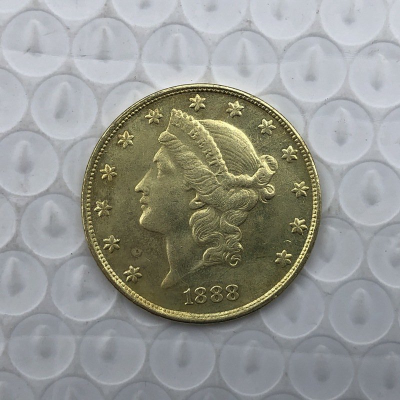 US Coin 1888 Liberty Head $20 Twenty Dollars Gold Copy Coin