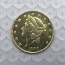 US Coin 1890 Liberty Head $20 Twenty Dollars Gold Copy Coin