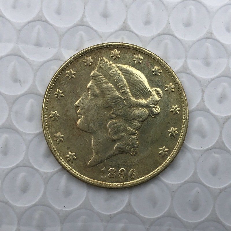 US Coin 1896 Liberty Head $20 Twenty Dollars Gold Copy Coin