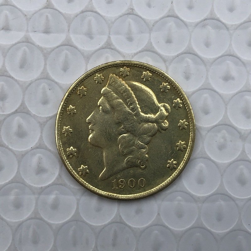 US Coin 1900 Liberty Head $20 Twenty Dollars Gold Copy Coin