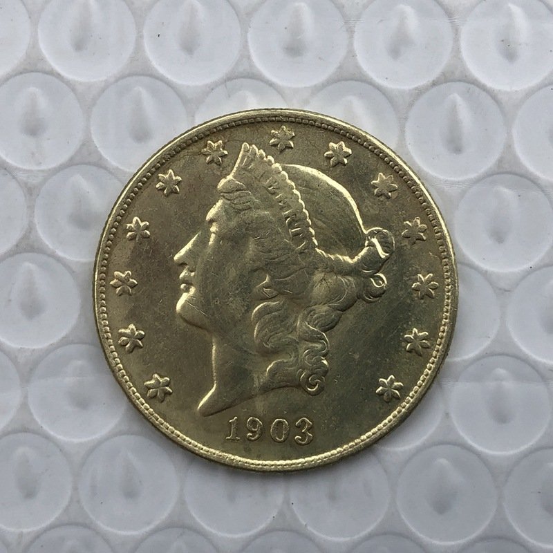 US Coin 1903 Liberty Head $20 Twenty Dollars Gold Copy Coin