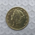 US Coin 1903 Liberty Head $20 Twenty Dollars Gold Copy Coin US Coin 1903 Liberty Head $20 Twenty Dollars Gold Copy Coin