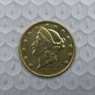 US Coin 1906 Liberty Head $20 Twenty Dollars Gold Copy Coin