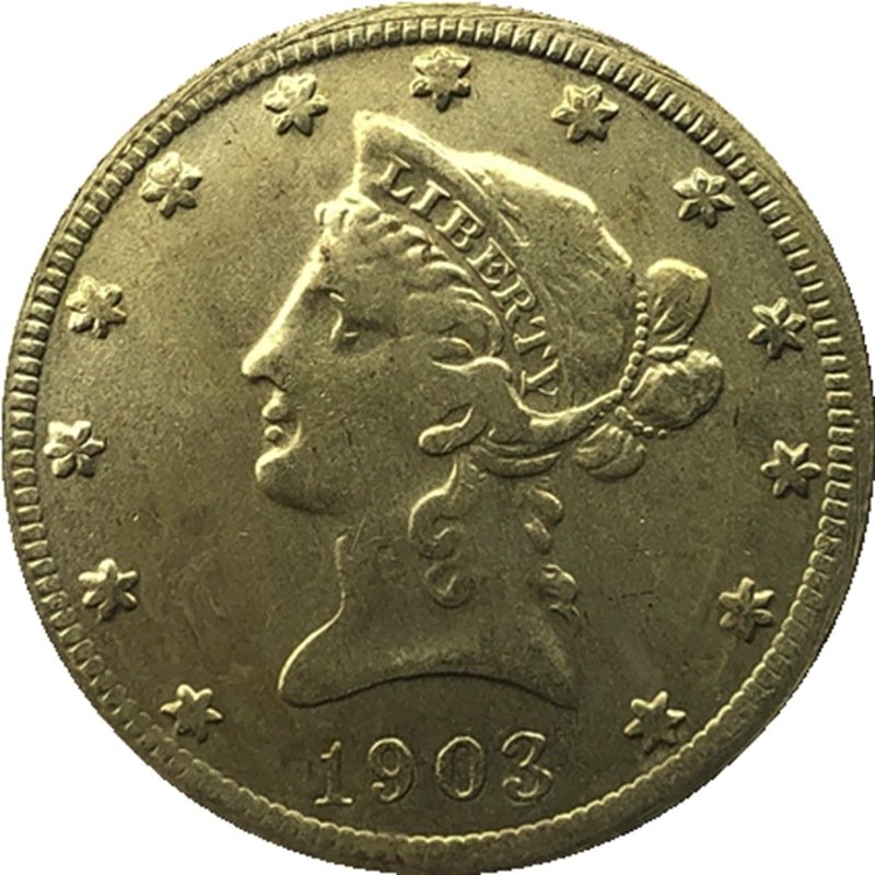 US Coin 1903 Liberty Head $10 Ten Dollars Gold Copy Coin