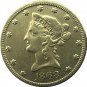US Coin 1868 Liberty Head $10 Ten Dollars Gold Copy Coin