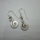 Hill Tribe Fine Sterling Silver Earrings Small Dangle Filigree Vintage Jewelry
