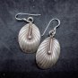Hill Tribe Fine Sterling Silver Earrings Ethnic Gorgeous Dangle Leaf Jewelry