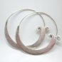 Fine Silver Earrings HillTribe Orecchini &Ntilde;�&ETH;&micro;&Ntilde;�&Ntilde;�&ETH;&sup3;&ETH;&cedil; Big Hoops 166026