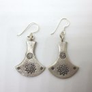 Fine Silver Earrings HillTribe Orecchini серьги Tribal Dangles 166015