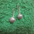 Hill Tribe Fine Sterling Silver Earrings Aretes øredobber Small Shell Hook Charm Hill Tribe Fine Sterling Silver Earrings Aretes øredobber Small Shell Hook Charm