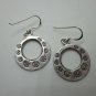 Handcrafted Earrings Hill Tribe Fine Pure Silver Dangle Round Regional Tribal