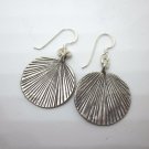 Fine Silver Earrings HillTribe Orecchini серьги Palm 166017