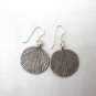 Fine Silver Earrings HillTribe Orecchini ÑеÑÑги Palm 166017