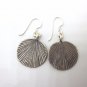 Fine Silver Earrings HillTribe Orecchini ÑеÑÑги Palm 166017