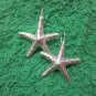 Hill Tribe Earrings Pure Silver Handcrafted Artisan Starfish Star Shape er064