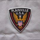Iron on Sewing Patch Embroidered Emblem Cloth Applique Plainville Police USA Iron on Sewing Patch Embroidered Emblem Cloth Applique Plainville Police USA