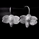 Fine Silver Earrings HillTribe Orecchini серьги Little Fly 16601