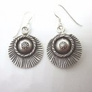 Fine Silver Earrings HillTribe Orecchini серьги Tibetan Styles 166014