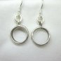 Fine Silver Earrings HillTribe Orecchini ÑеÑÑги Small Round Hoop 16608