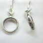 Fine Silver Earrings HillTribe Orecchini ÑеÑÑги Small Round Hoop 16608