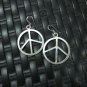 Earrings Hill Tribe Fine Silver Round Peaces Skate Street er011