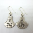 Fine Silver Earrings HillTribe Orecchini серьги Small Dangles 166010