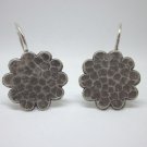 Fine Silver Earrings HillTribe Orecchini серьги Hammered 16603