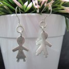 Hill Tribe Fine Sterling Silver Earrings Love & Hearts Kids Fashion Jewelry