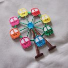 Iron on Sewing Patch Embroidered Emblem Cloth Applique Ferris wheels Fun Park Iron on Sewing Patch Embroidered Emblem Cloth Applique Ferris wheels Fun Park