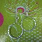 Hill Tribe Fine 925 Sterling Silver Earrings Hammer Hoop Ring Dangle Fashions