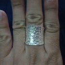 Fine Silver Rings Solid Sterling Ethno Anello Argento Polka Dots Twinkle 56029