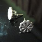 Hill Tribe Fine Sterling Silver STUD Earrings Ethnic Small Round Fashion Jewelry