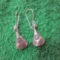Hill Tribe Earrings Pure Silver Handcrafted Artisan Tube Tibetan engraved er053