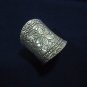 Fine Silver Rings Solid Sterling Ethno Anello Argento Buddha Flowers Arts 56030