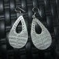 Earrings Hill Tribe Fine Silver Hand Craft Tribal Classic er005